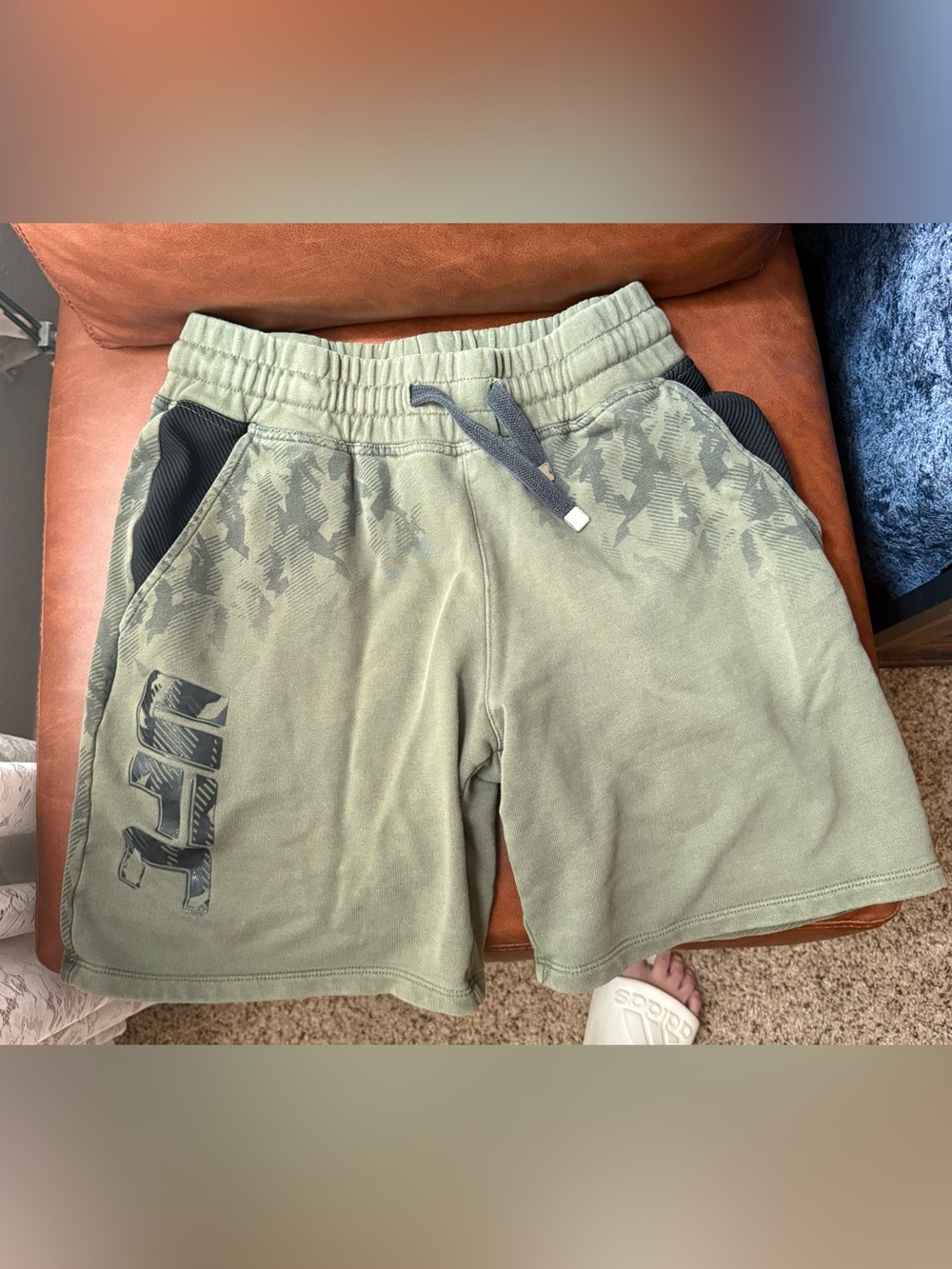UFC Venom Olive Green Drawstring Shorts